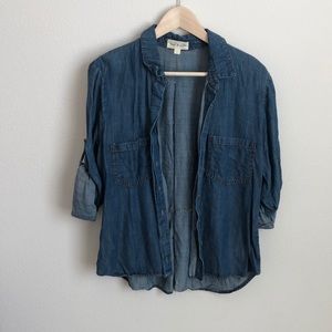 Anthropologie x Cloth & Stone Denim Button up